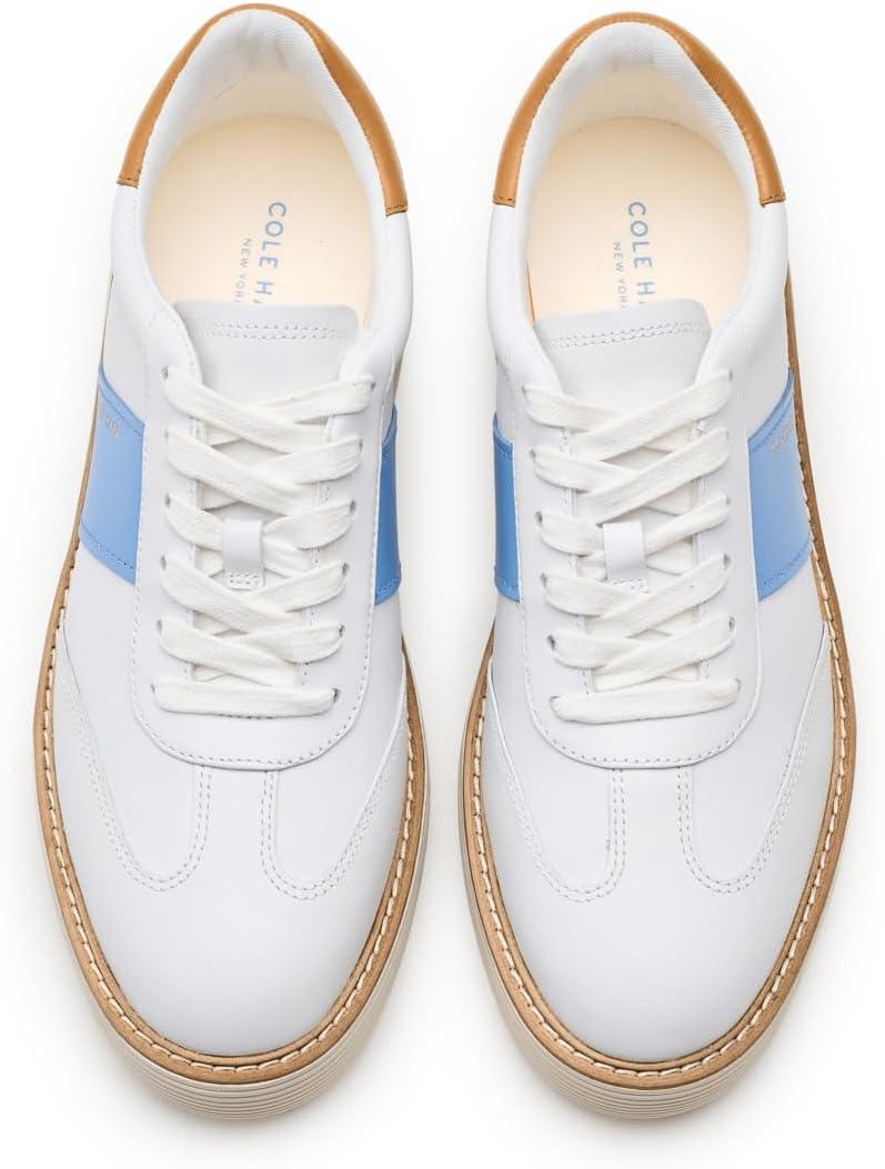 image:imageCole Haan Womens Originalgrand Max PlatformWhiteBiscuit LthrHydrangeaSilver Birch Sde