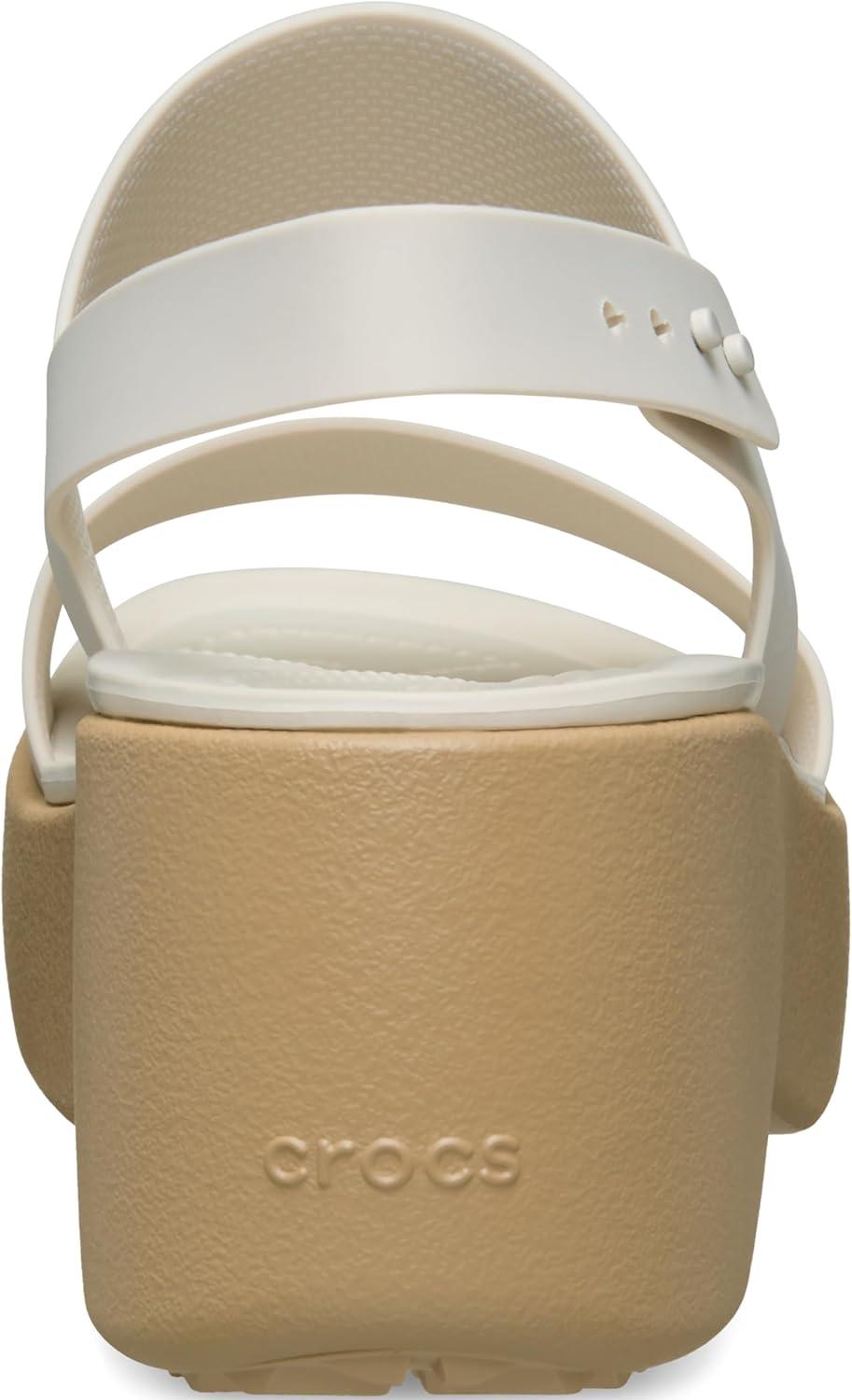 image:imageCrocs womens Brooklyn Sky Sandals Wedge SandalsFrappeCashew