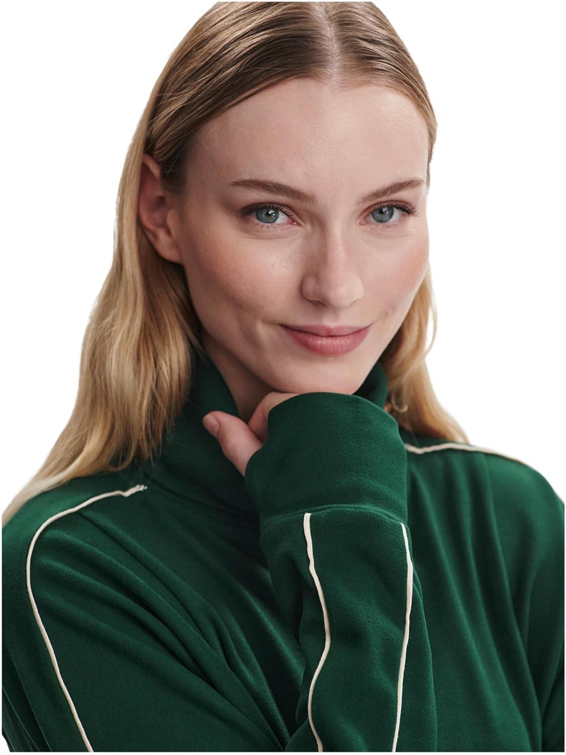 image:imageVarley womens Ariana High Neck MidlayerPine GroveCement