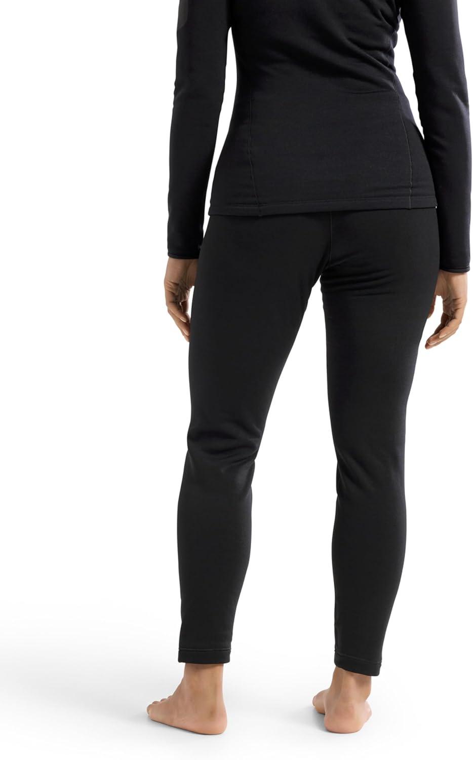 image:imageArcteryx Kyanite Baselayer Bottom Womens Warm Polartec Stretch Fleece Base LayerBlack