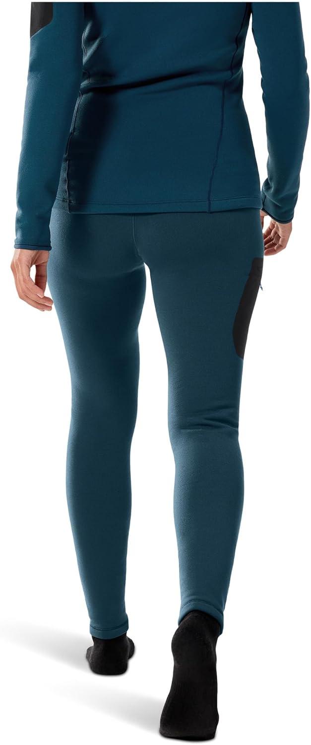 image:imageArcteryx Kyanite Baselayer Bottom Womens Warm Polartec Stretch Fleece Base LayerMidnight Frost
