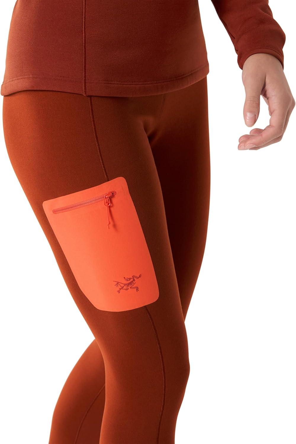image:imageArcteryx Kyanite Baselayer Bottom Womens Warm Polartec Stretch Fleece Base LayerSequoiaSolaris