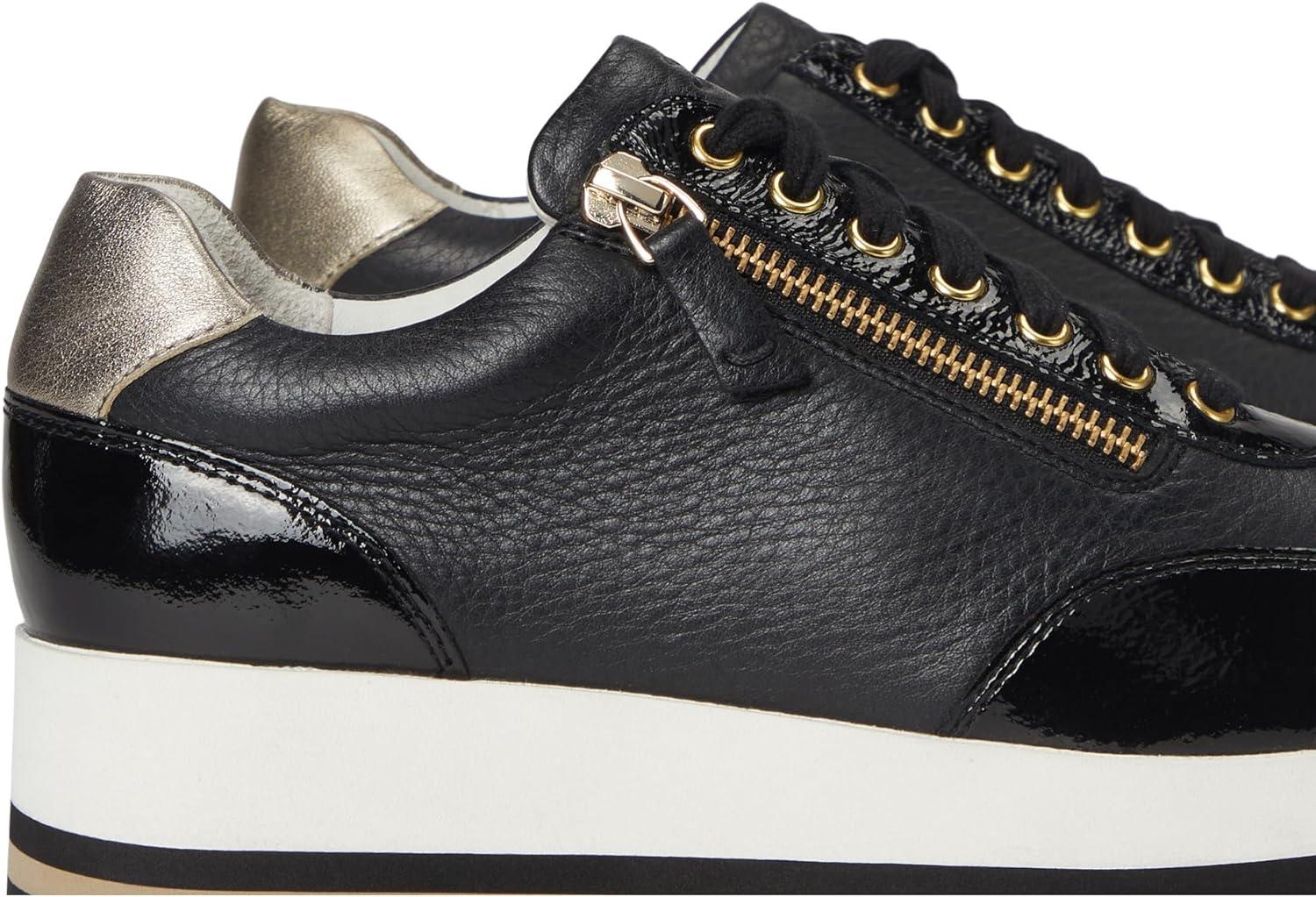 image:imageJohnston amp Murphy Womens Gracie SideZip Laceup SneakerBlack