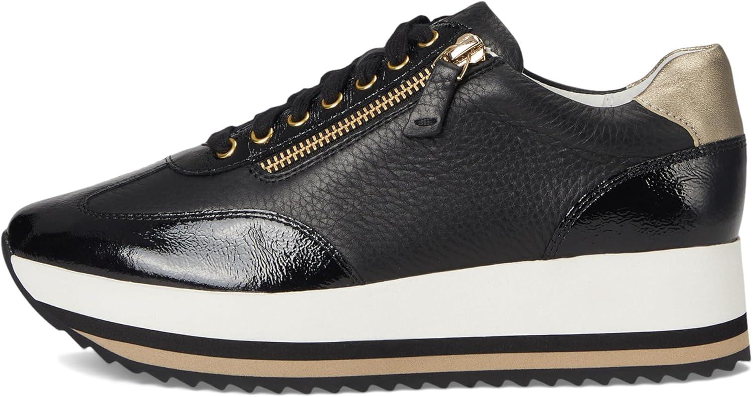 image:imageJohnston amp Murphy Womens Gracie SideZip Laceup SneakerBlack