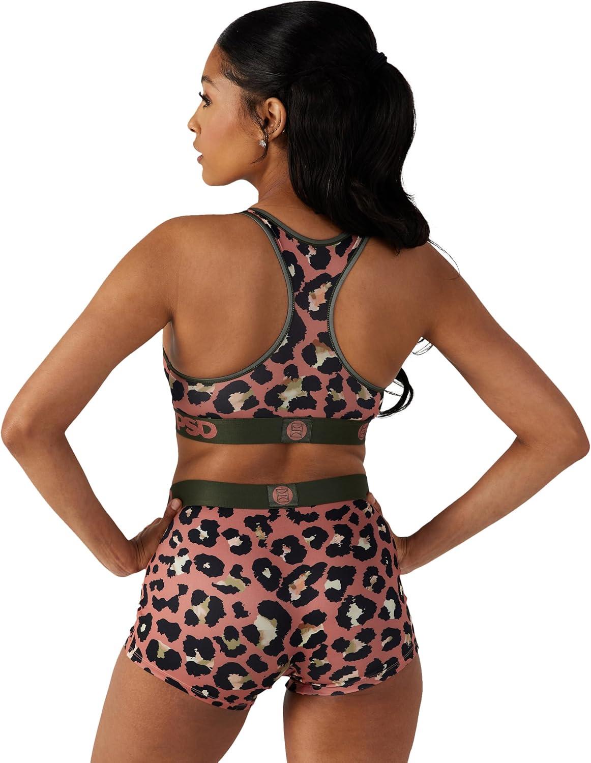 image:imagePSD Underwear Womens Boyshorts Animal Print Comfortable Boy Shorts Underwear for Women Womens Underwear Packs amp SinglesCheetah Dye