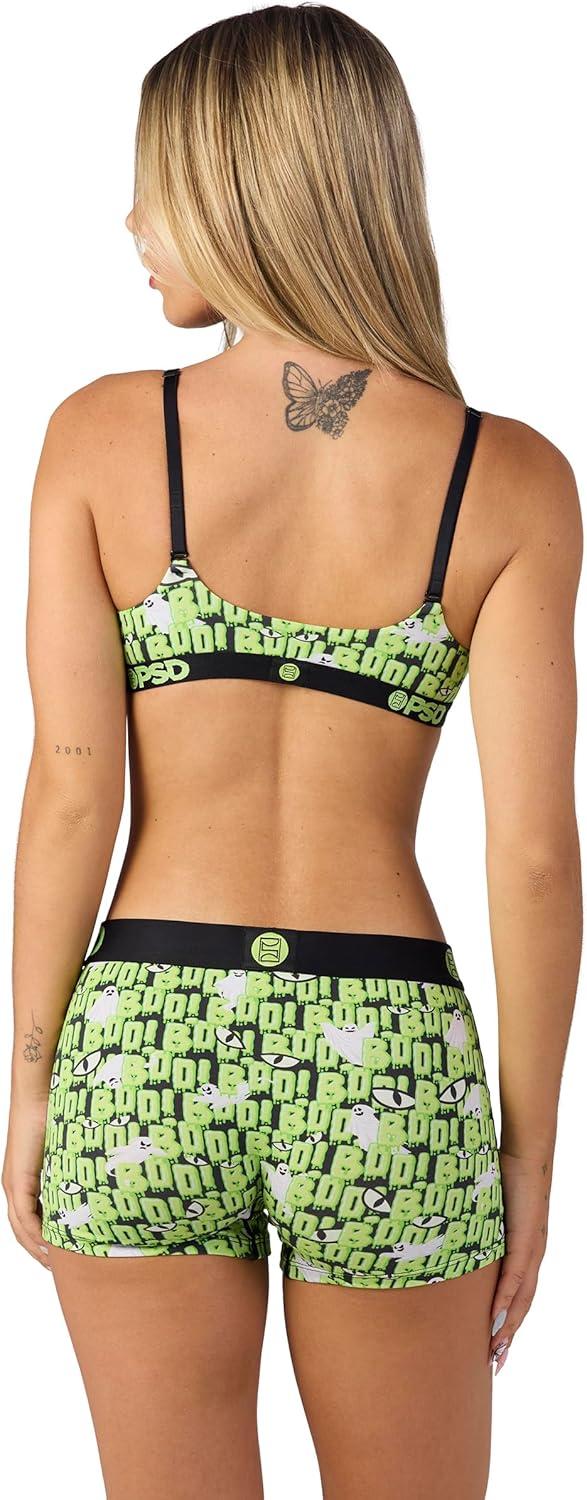 image:imagePSD Underwear Womens Boyshorts Animal Print Comfortable Boy Shorts Underwear for Women Womens Underwear Packs amp SinglesHollow