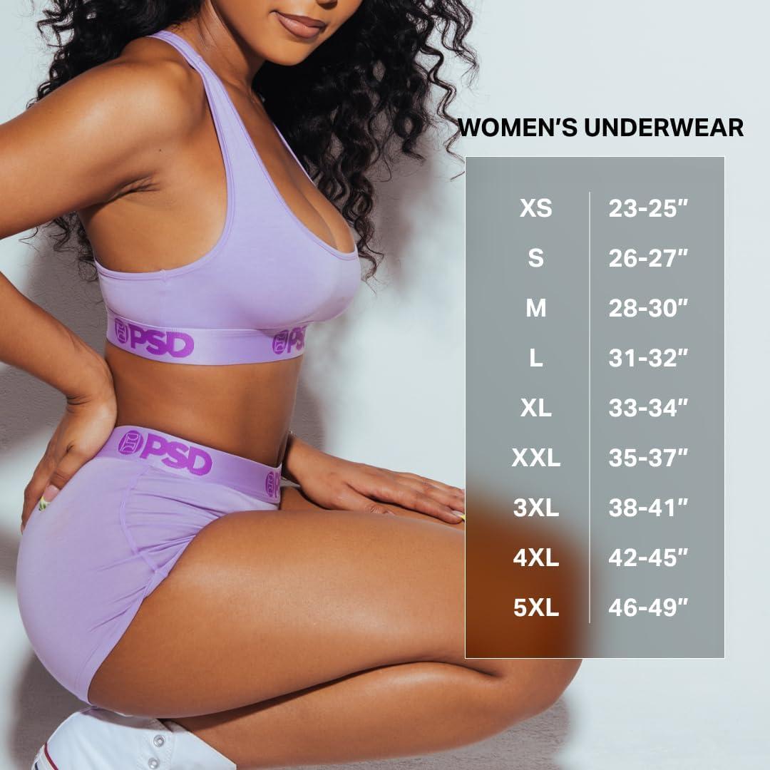 image:imagePSD Underwear Womens Boyshorts Animal Print Comfortable Boy Shorts Underwear for Women Womens Underwear Packs amp SinglesLavender