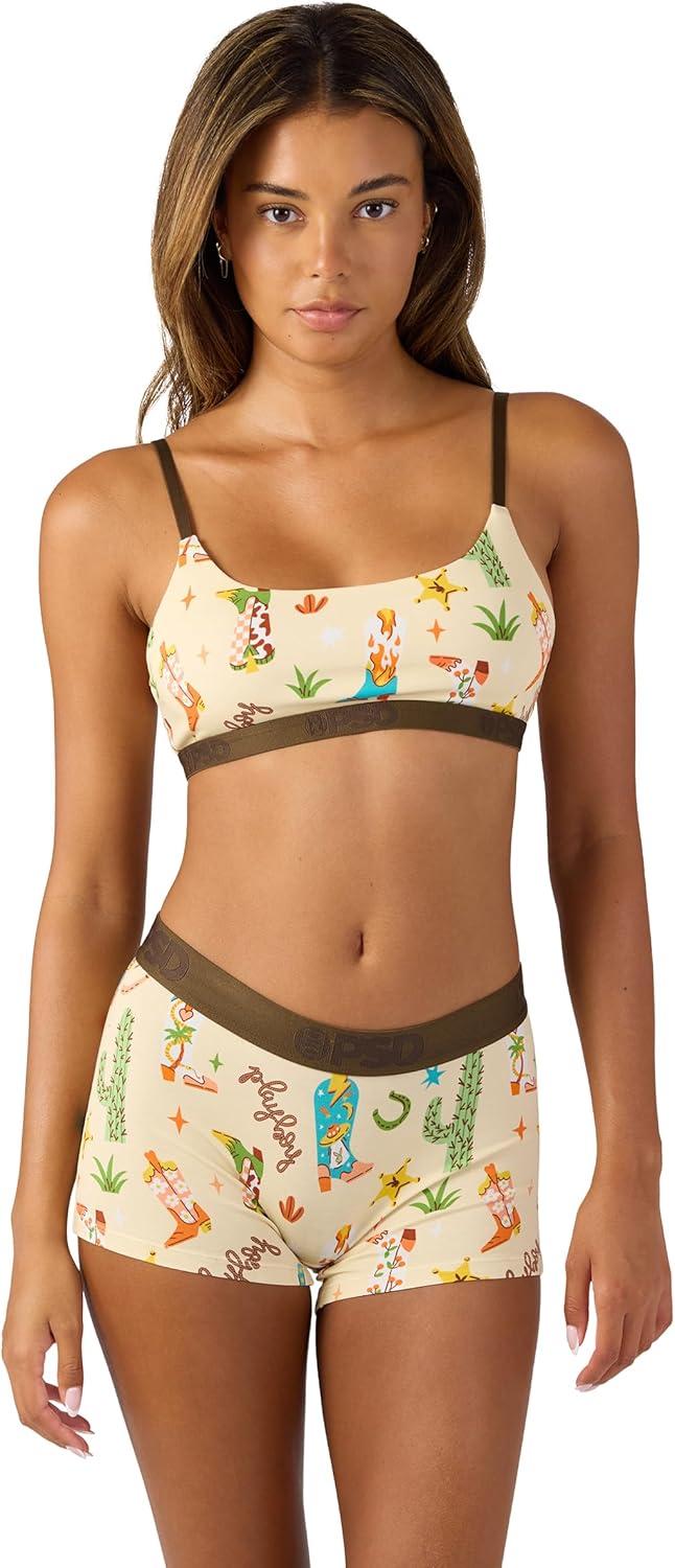 image:imagePSD Underwear Womens Boyshorts Animal Print Comfortable Boy Shorts Underwear for Women Womens Underwear Packs amp SinglesPlayboy Booted