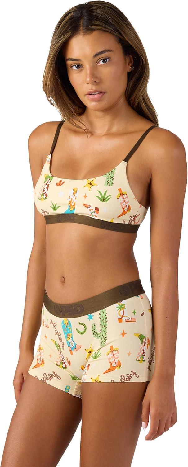 image:imagePSD Underwear Womens Boyshorts Animal Print Comfortable Boy Shorts Underwear for Women Womens Underwear Packs amp SinglesPlayboy Booted