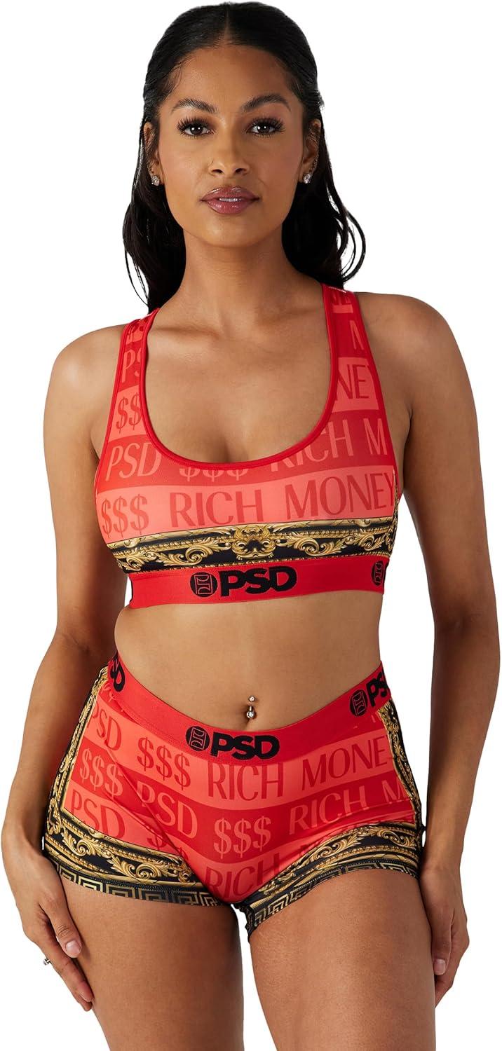 image:imagePSD Underwear Womens Boyshorts Animal Print Comfortable Boy Shorts Underwear for Women Womens Underwear Packs amp SinglesRich Money