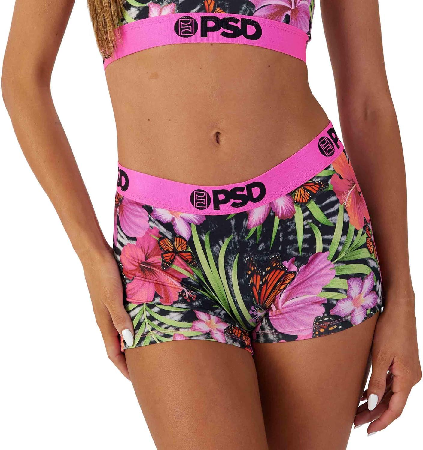 image:imagePSD Underwear Womens Boyshorts Animal Print Comfortable Boy Shorts Underwear for Women Womens Underwear Packs amp SinglesWild Trip 3pack