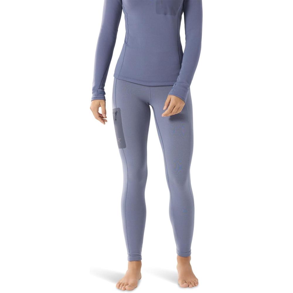 image:imageArcteryx Kyanite Baselayer Bottom Womens Warm Polartec Stretch Fleece Base LayerStratus