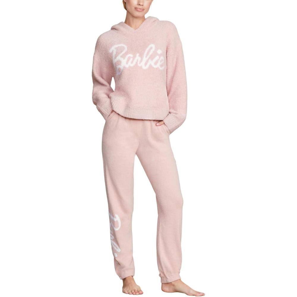 image:imageBarefoot Dreams womens Cozychic Barbie HoodieDusty RoseWhite