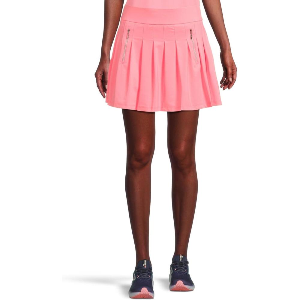 image:imageJamie Sadock Womens Cooltrex 16 Pleated SkortFlamingo Pink