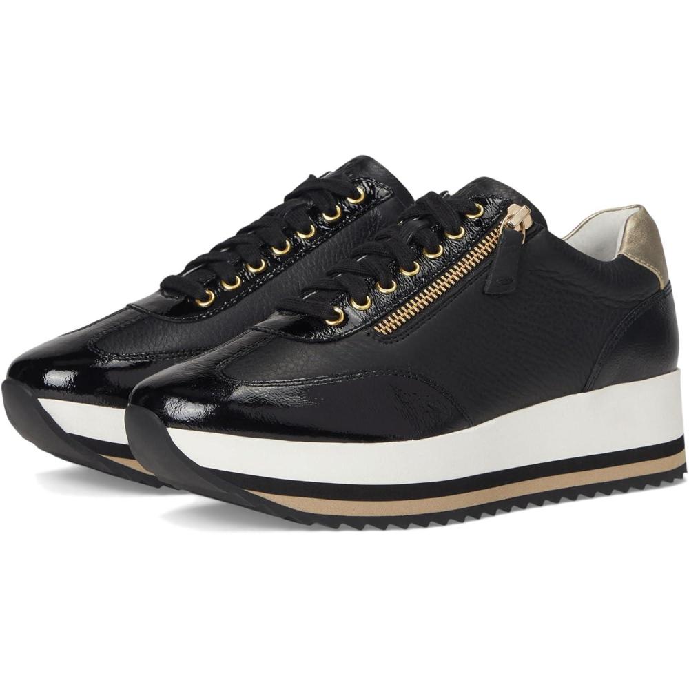 image:imageJohnston amp Murphy Womens Gracie SideZip Laceup SneakerBlack