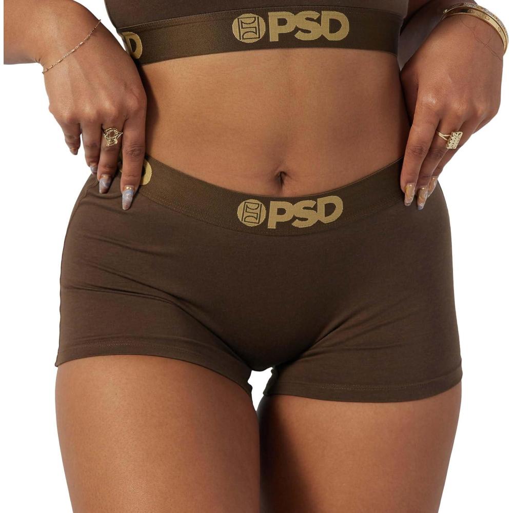 image:imagePSD Underwear Womens Boyshorts Animal Print Comfortable Boy Shorts Underwear for Women Womens Underwear Packs amp SinglesCocoa