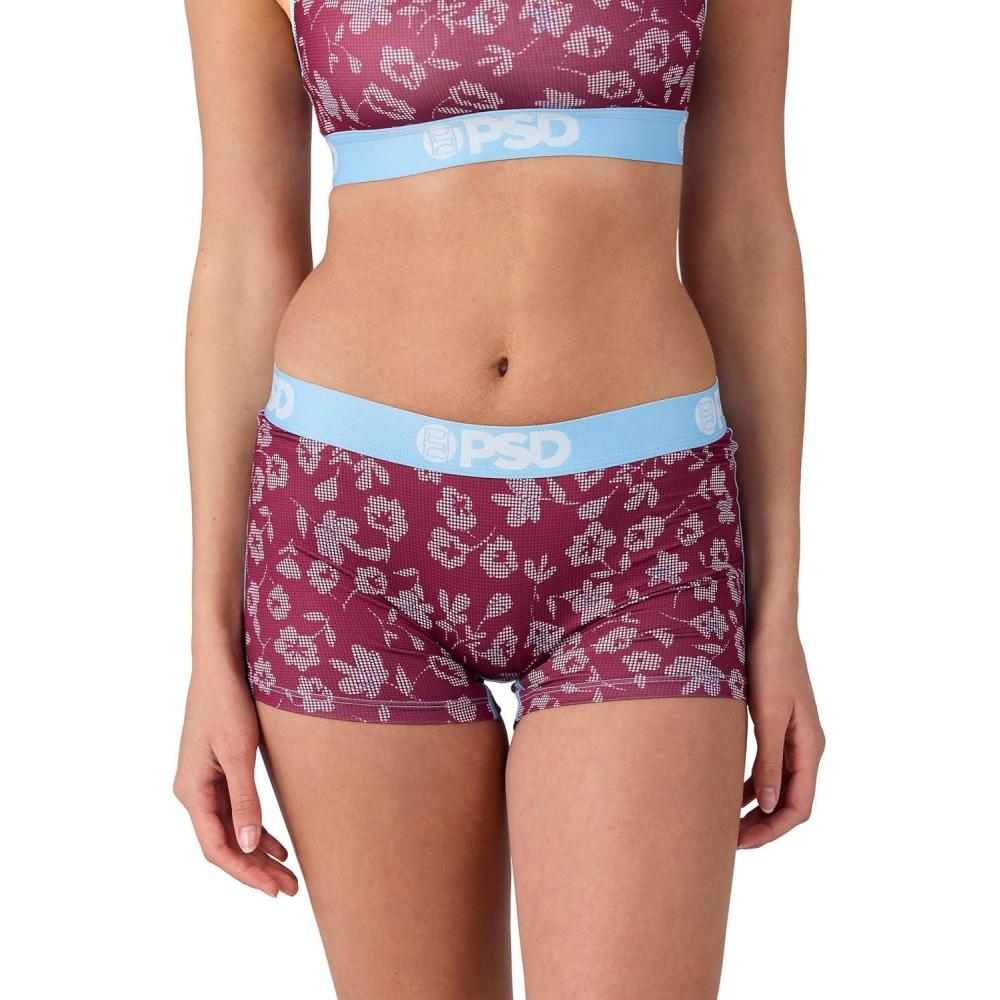 image:imagePSD Underwear Womens Boyshorts Animal Print Comfortable Boy Shorts Underwear for Women Womens Underwear Packs amp SinglesHalftone Bloom