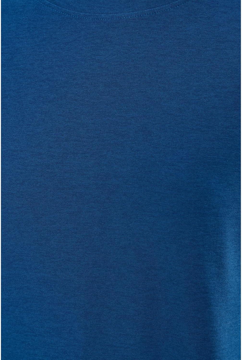 image:imageBeyond Yoga Womens Featherweight On The Down Low TeeMarine Blue Heather