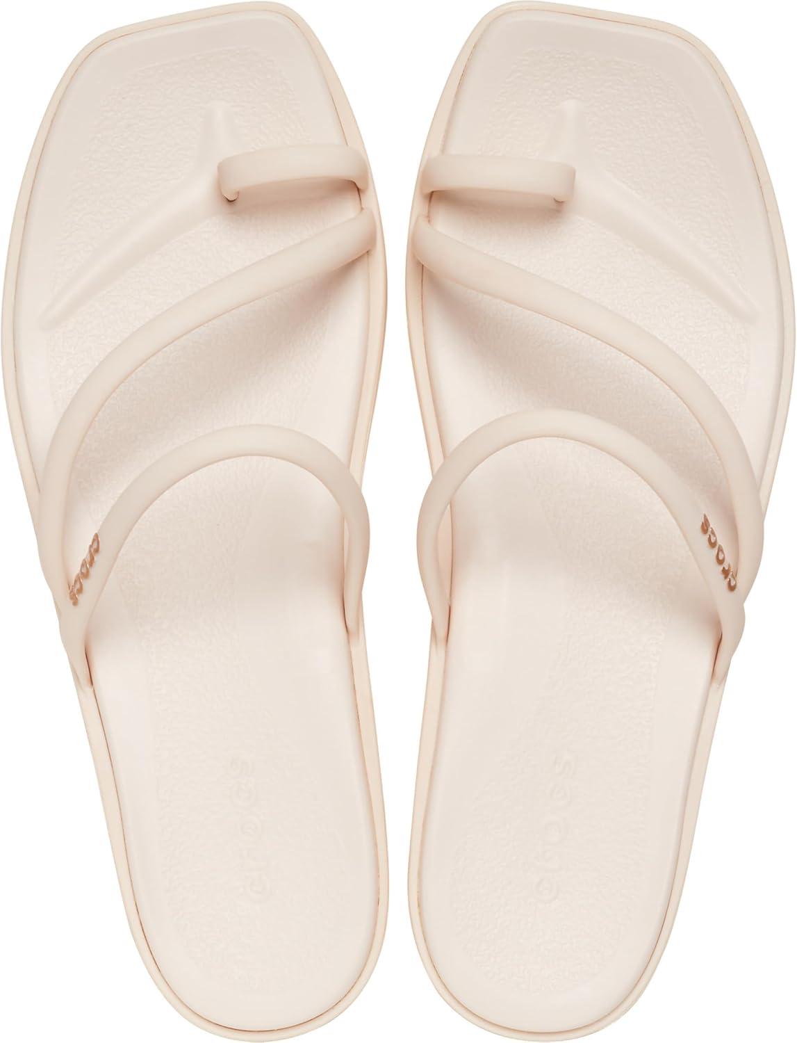 image:imageCrocs Womens Miami Toe Loop Sandal FlatDew