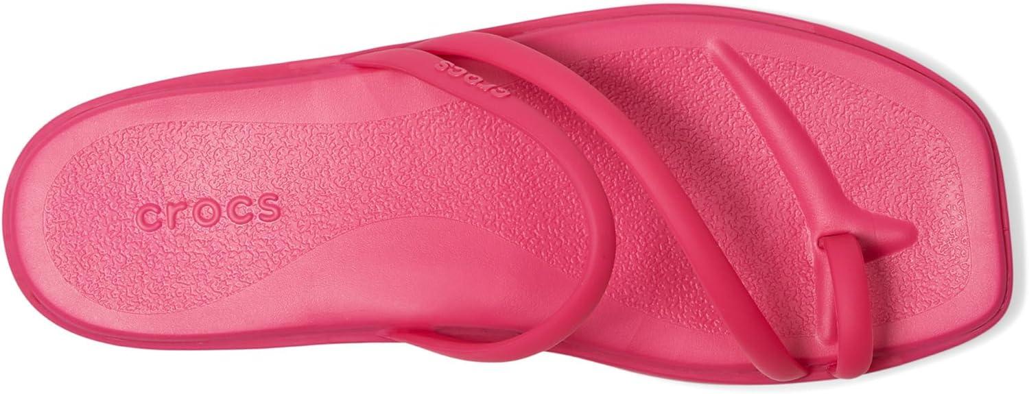 image:imageCrocs Womens Miami Toe Loop Sandal FlatDragon Fruit