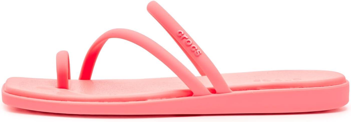 image:imageCrocs Womens Miami Toe Loop Sandal FlatGuava
