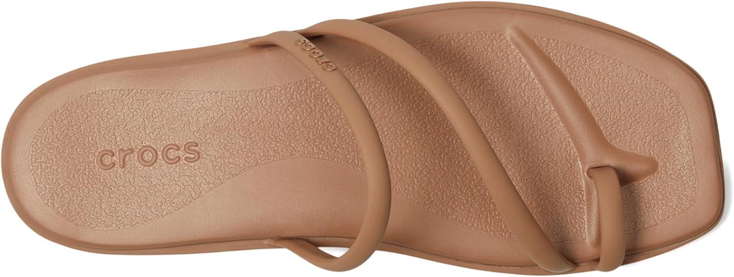 image:imageCrocs Womens Miami Toe Loop Sandal FlatMilk Chocolate
