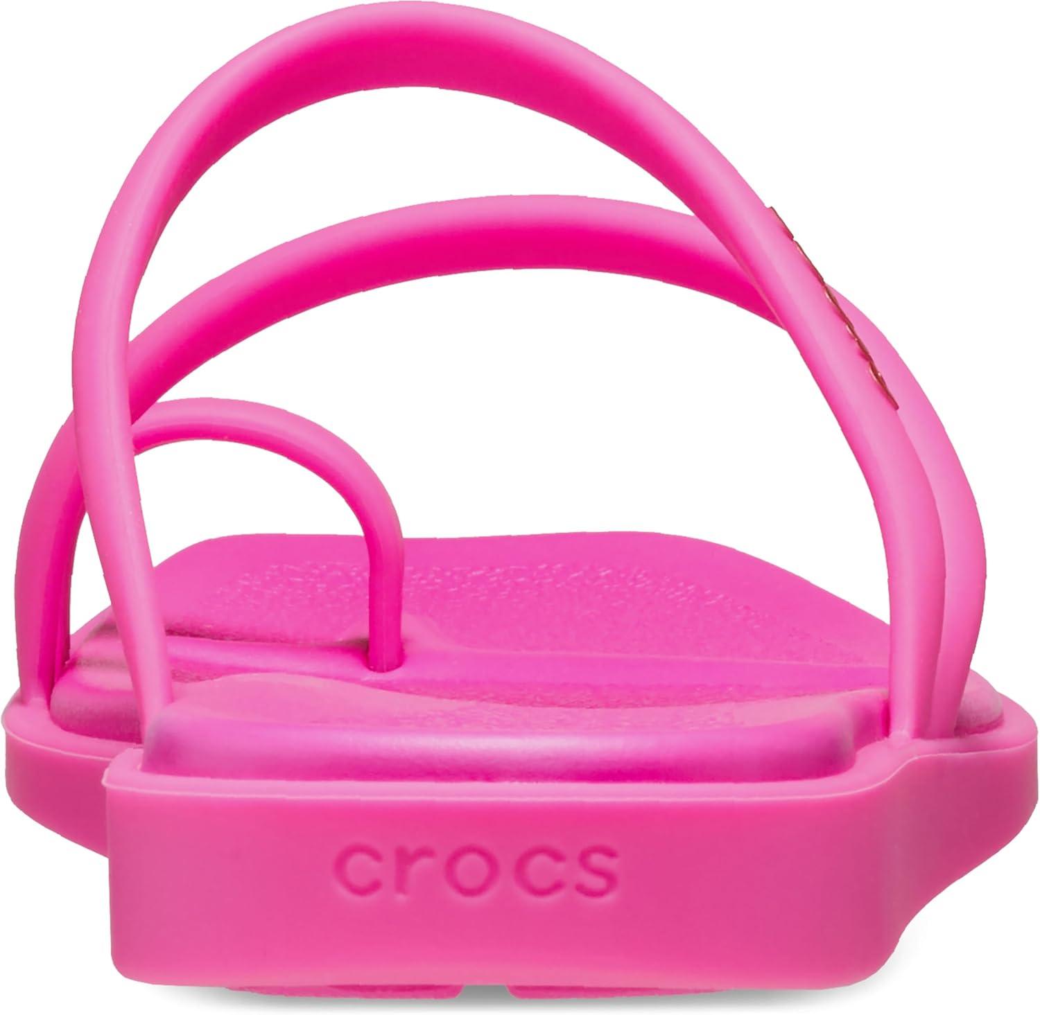 image:imageCrocs Womens Miami Toe Loop Sandal FlatPink Crush