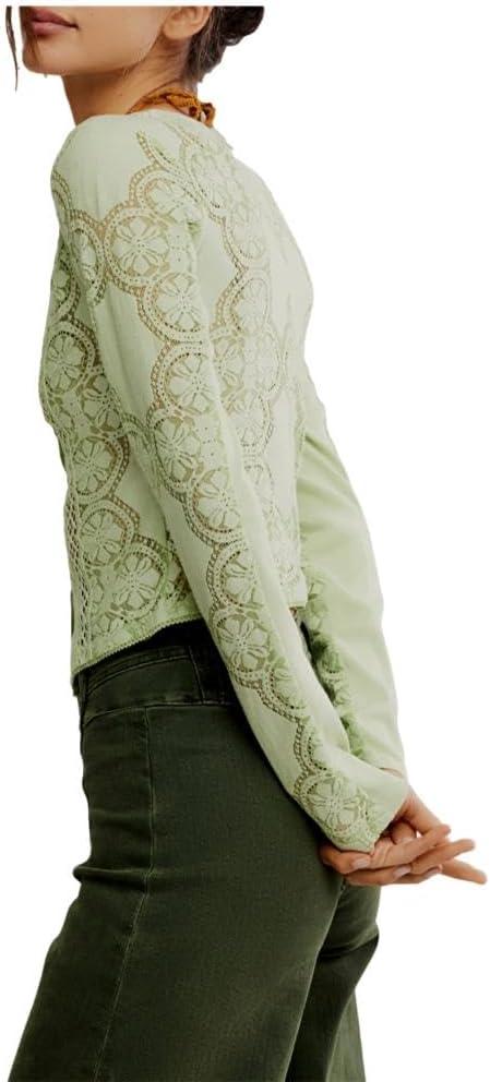 image:imageFree People Womens Jae Knit Long SleeveFresh Green