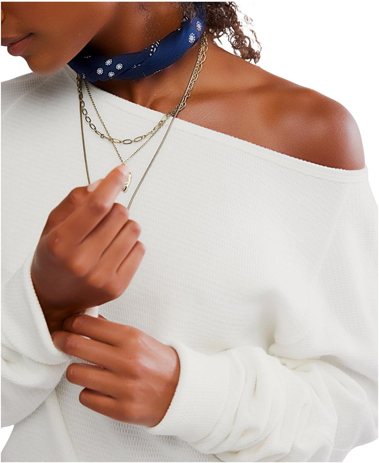 image:imageFree People Womens Jess Long SleeveClean Ivory