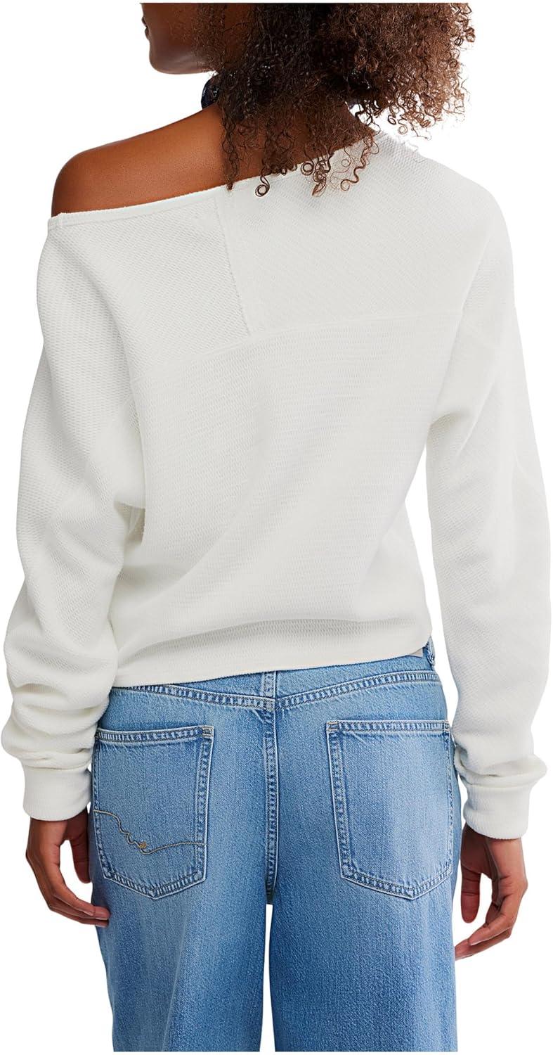 image:imageFree People Womens Jess Long SleeveClean Ivory
