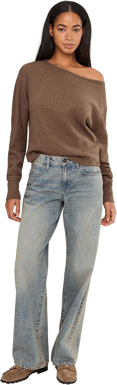 image:imageFree People Womens Jess Long SleeveCoco Brown Heather