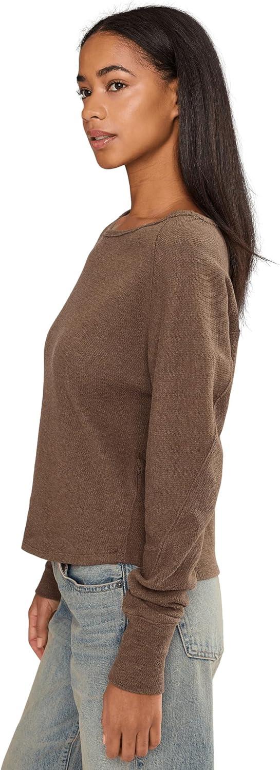 image:imageFree People Womens Jess Long SleeveCoco Brown Heather