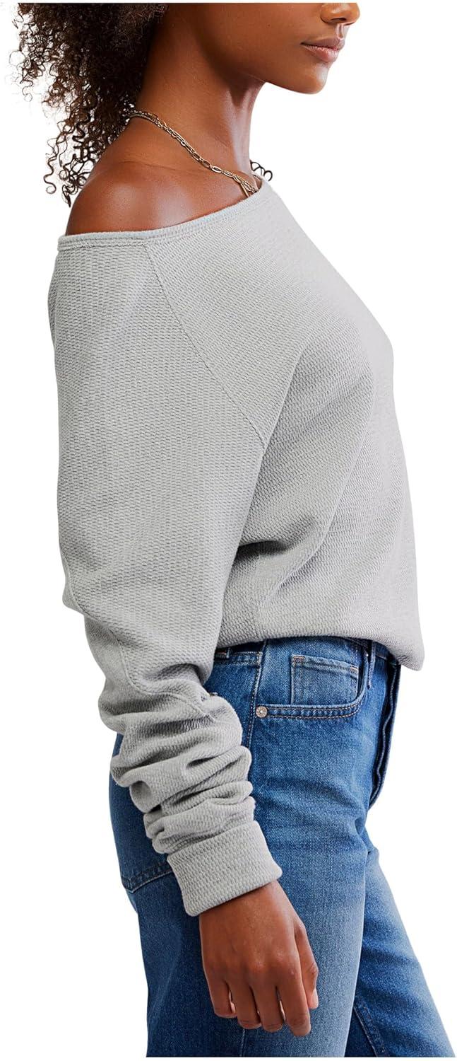 image:imageFree People Womens Jess Long SleeveHeather Grey