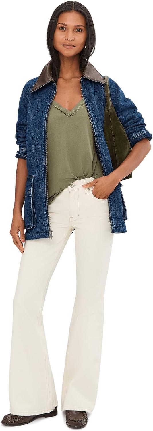 image:imageFree People Womens Nina Tee V Olive Stone Small