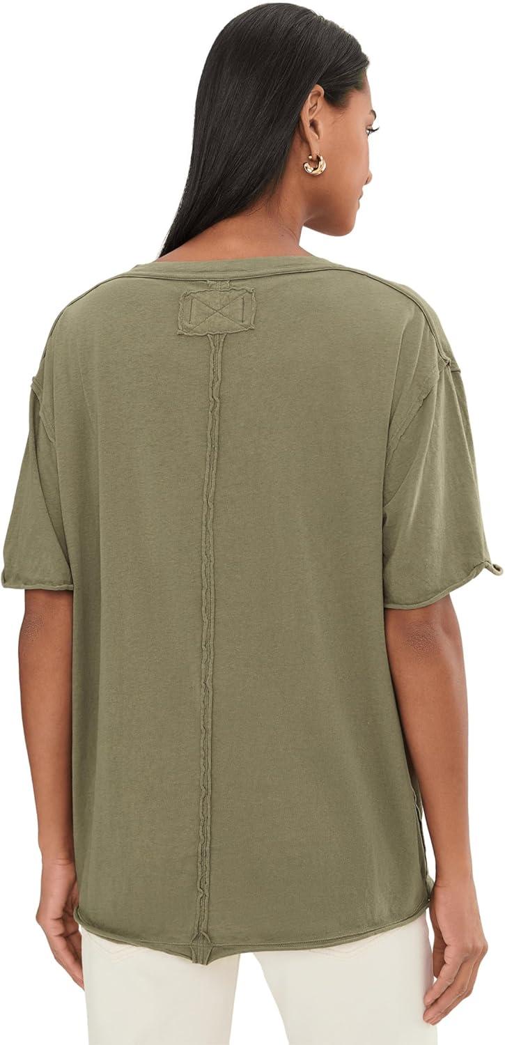 image:imageFree People Womens Nina Tee V Olive Stone Small
