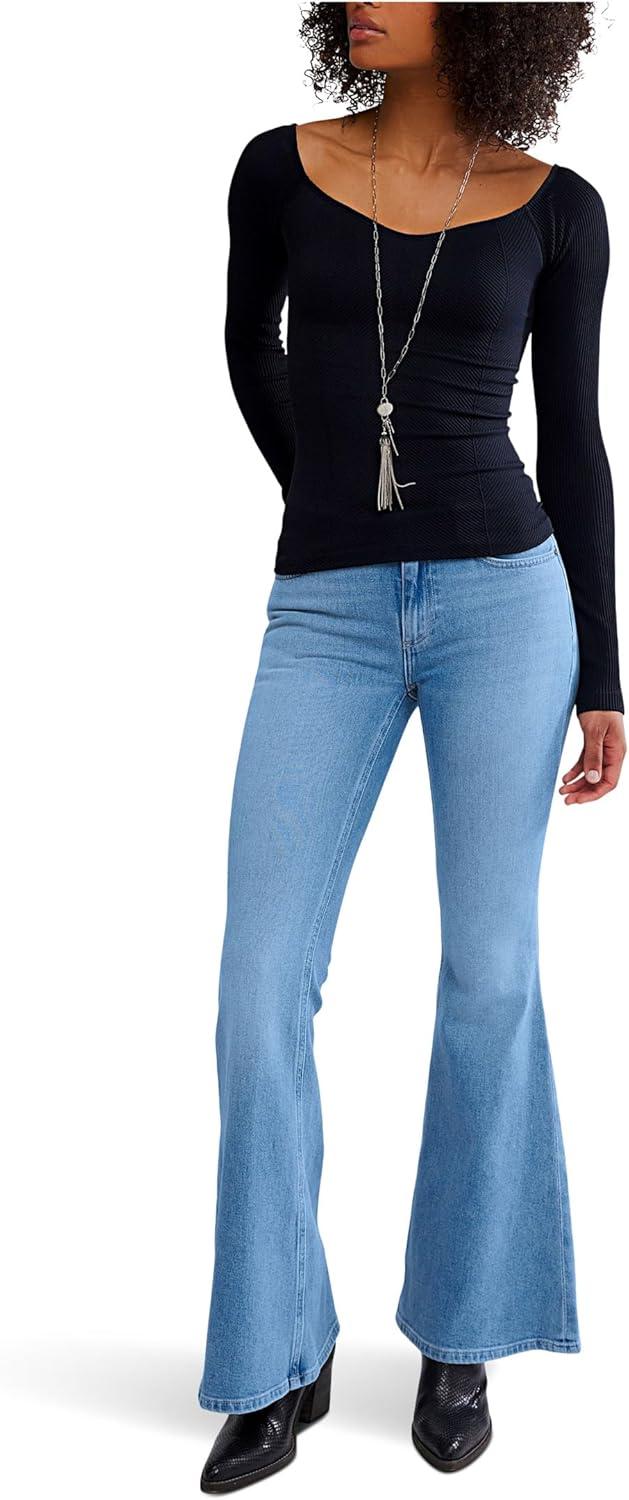 image:imageFree People Womens Sleek Rib LayeringBlack