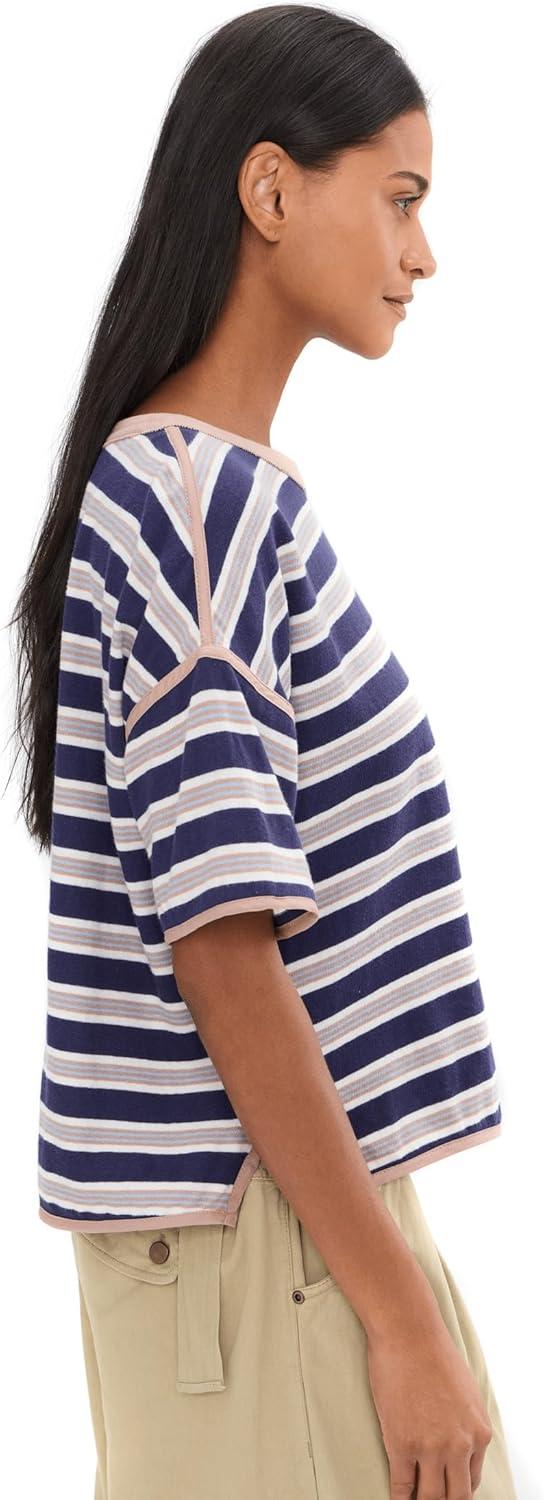 image:imageFree People Womens We The Free Clean Rugby TeeNavy Combo