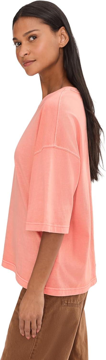 image:imageFree People Womens We The Free Perfect Oversized TeeCoral Crimson