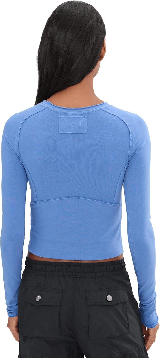 image:imageFree People Womens We The Free Protagonist Long SleeveCornflower Blue