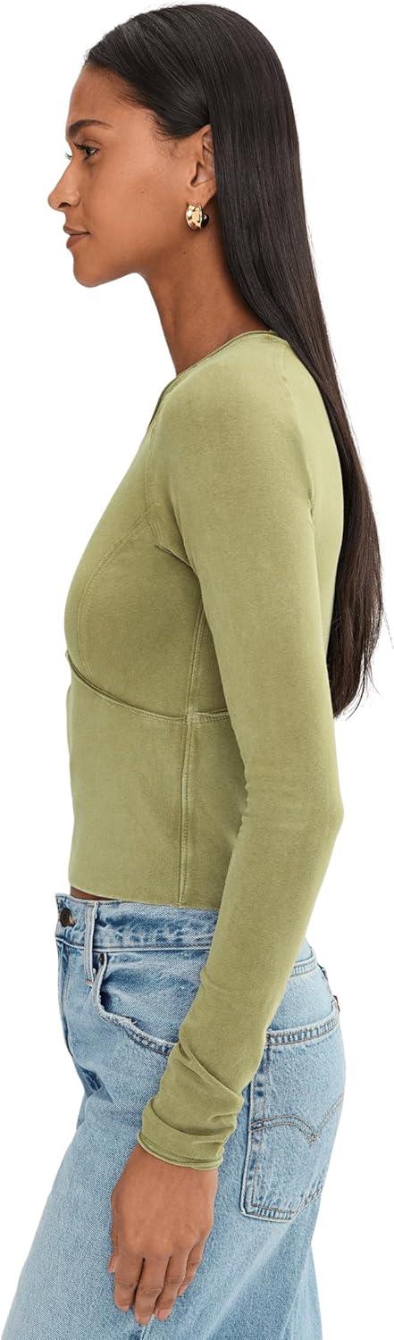 image:imageFree People Womens We The Free Protagonist Long SleeveGreen Moss