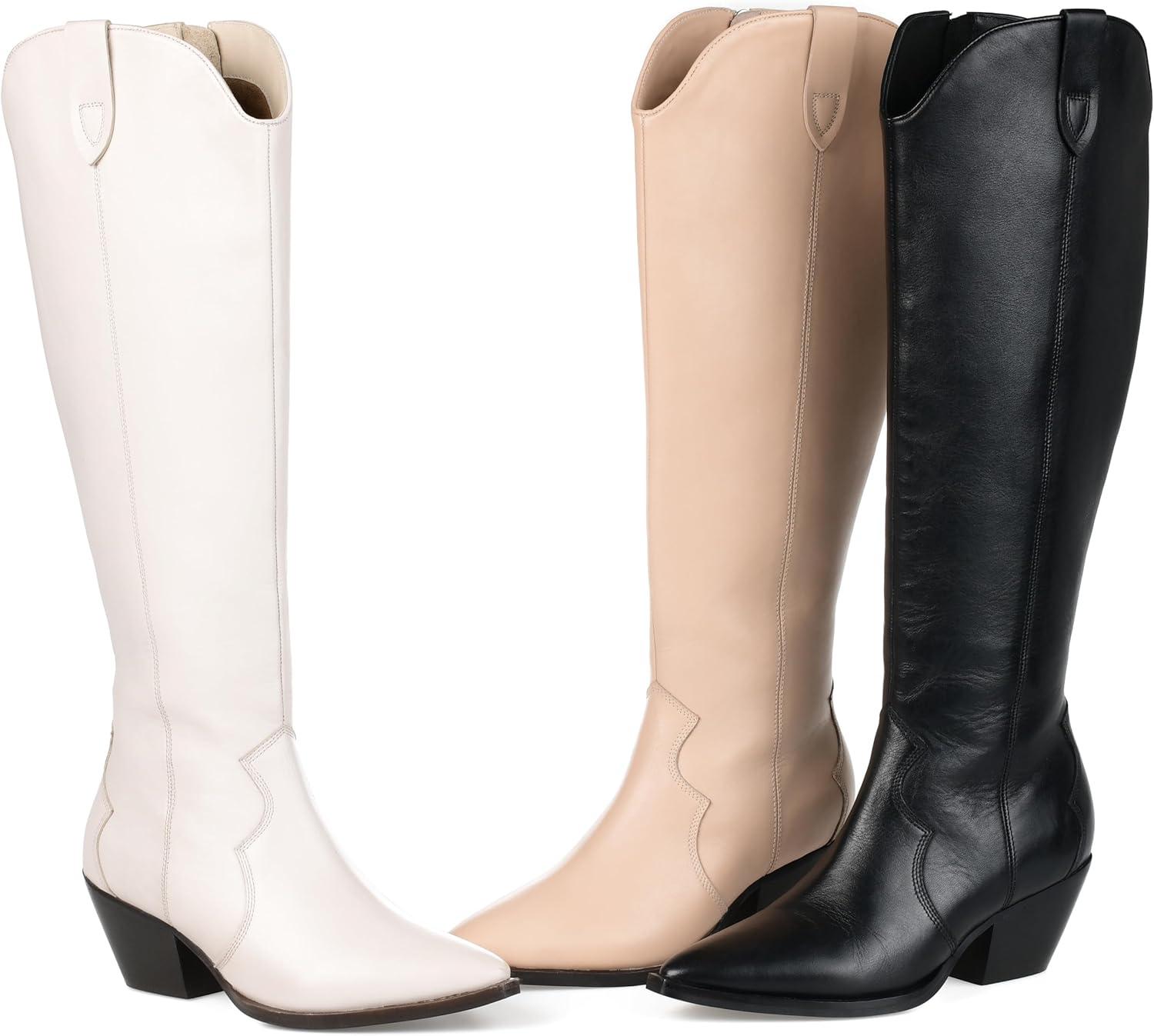 image:imageJournee Collection Womens Pryse Knee High BootBone