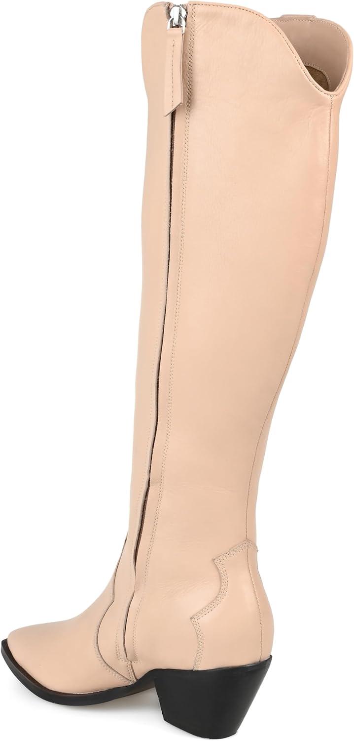 image:imageJournee Collection Womens Pryse Knee High BootNude