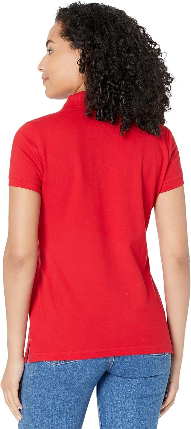 image:imageMetallic Print Polo Shirt by US Polo AssnEngine Red