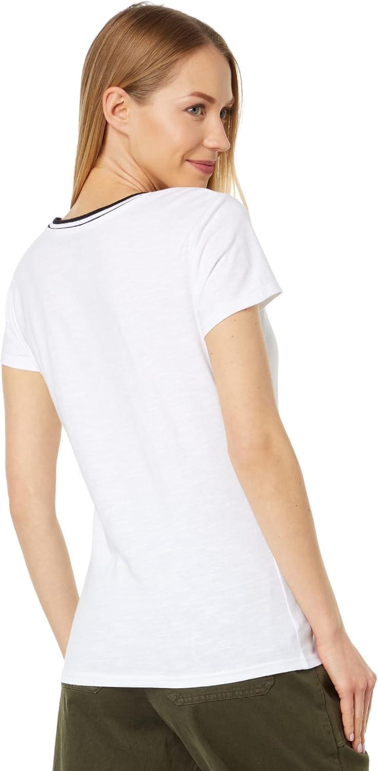 image:imageRINGER NECK TRIM TSHIRTWhite