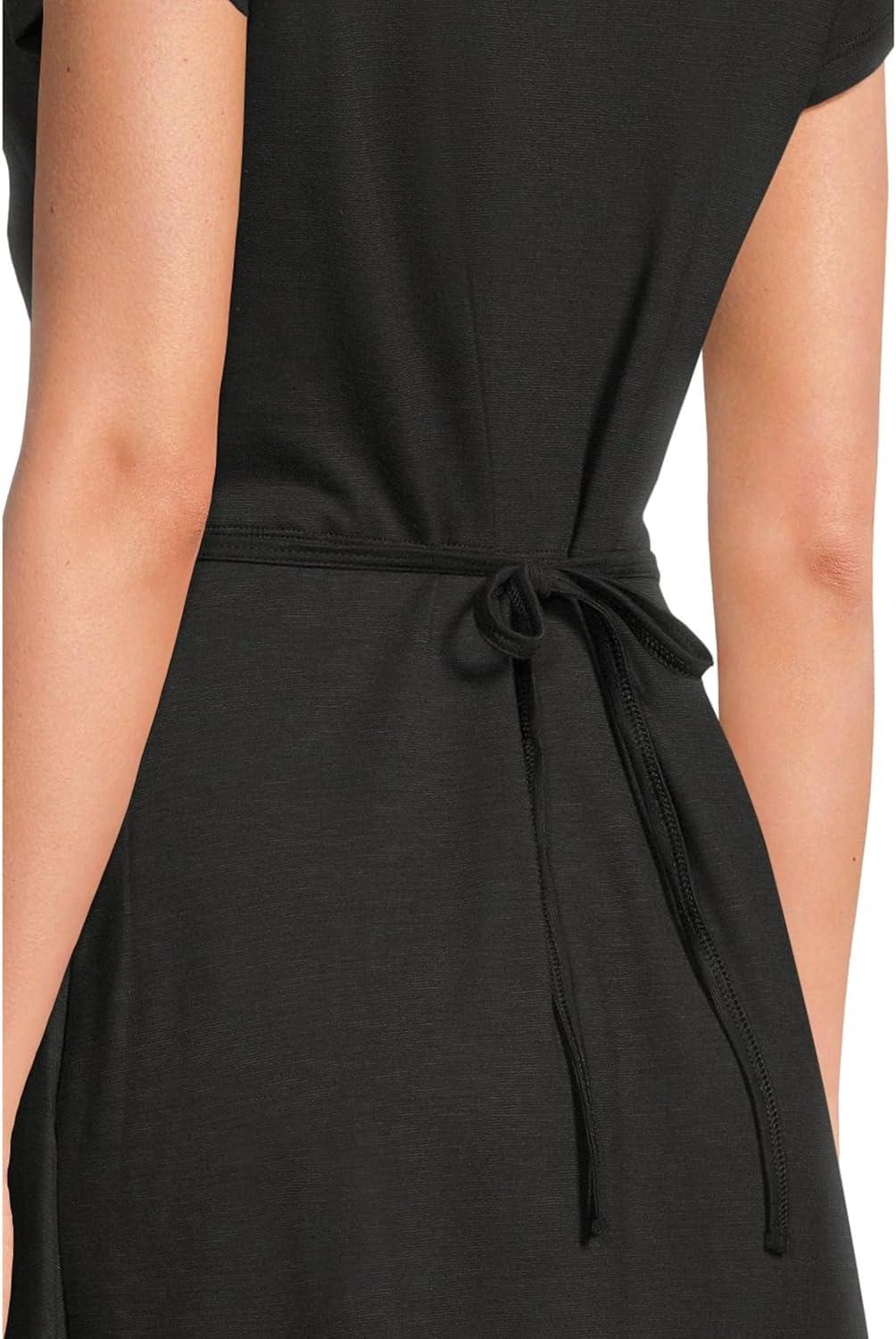 image:imageToadampCo Womens Rose Midi Short Sleeve DressBlack