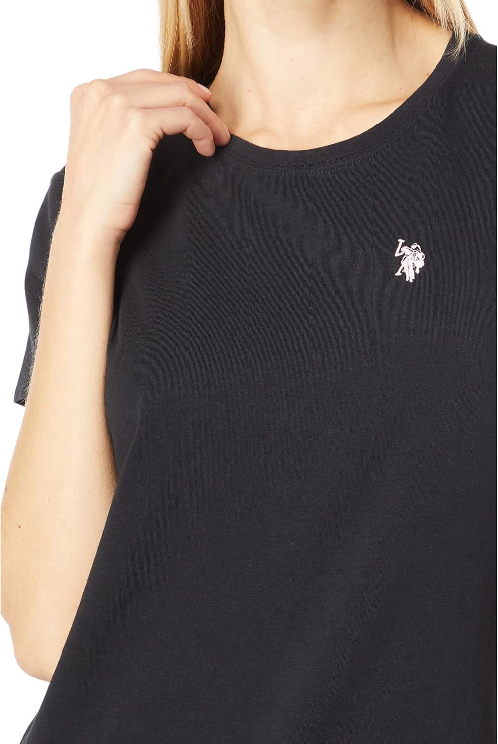 image:imageUS Polo Assn Womens Stretch Crew Neck TeeAnthracite