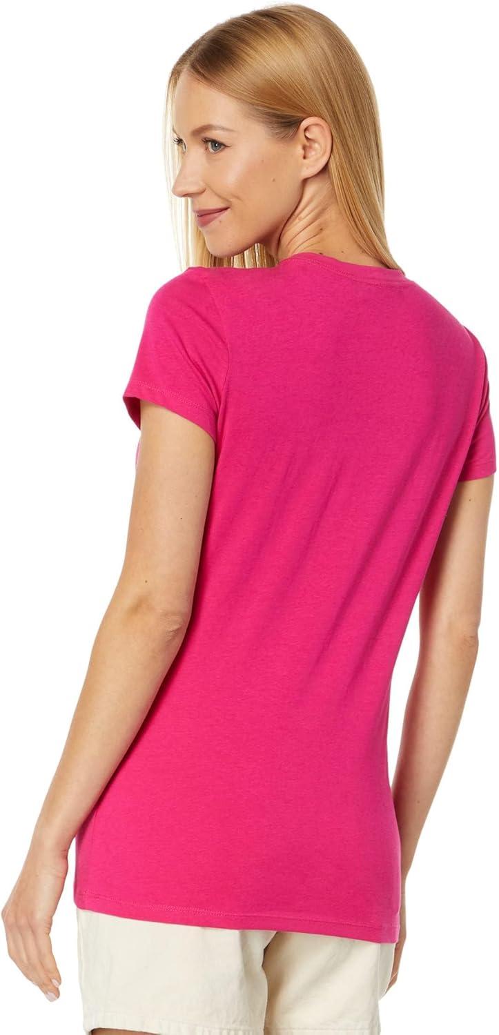 image:imageUS Polo Assn Womens Stretch Crew Neck TeeBeetroot Purple