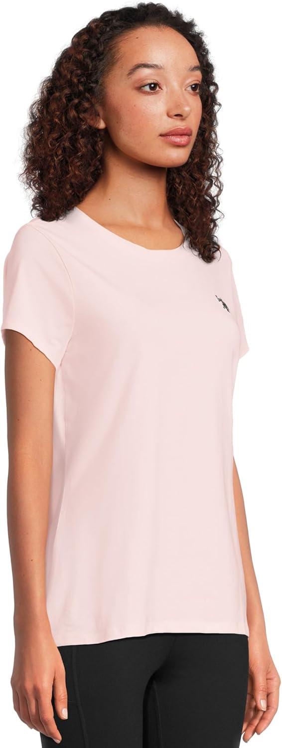 image:imageUS Polo Assn Womens Stretch Crew Neck TeeClassic Pink
