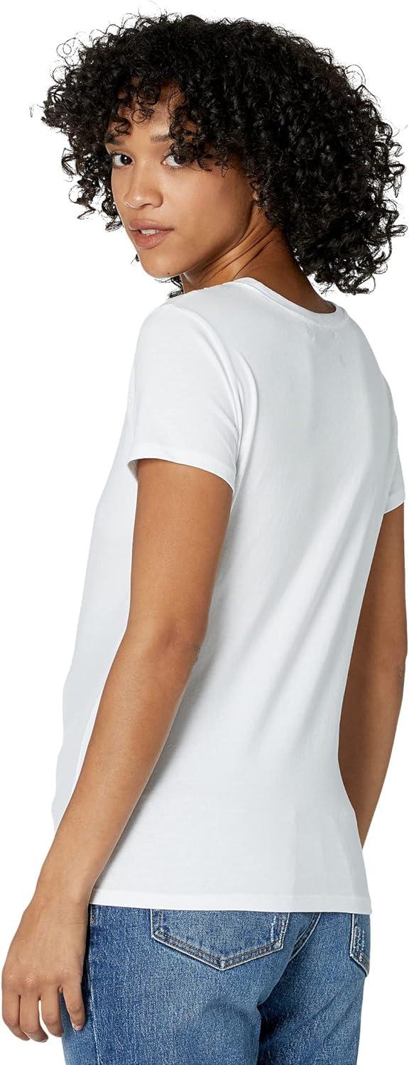 image:imageUS Polo Assn Womens Stretch Crew Neck TeeOptic White