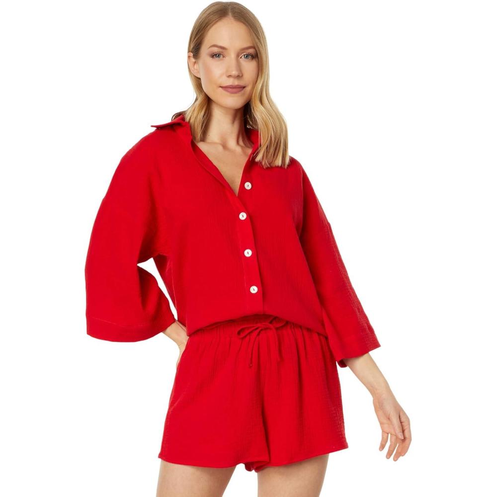 image:imageCharlie Holiday Harlow ShirtRed